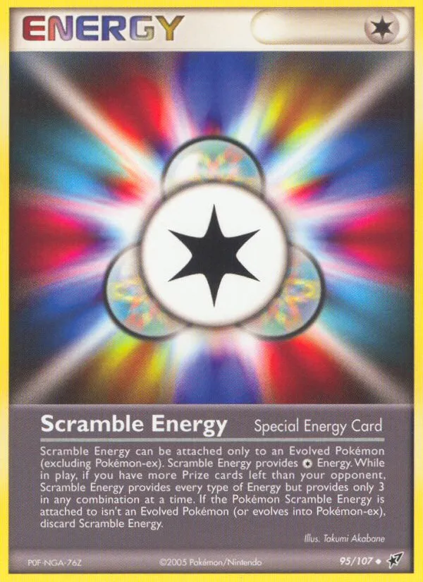 Scramble Energy #95, Deoxys Reverse Foil
