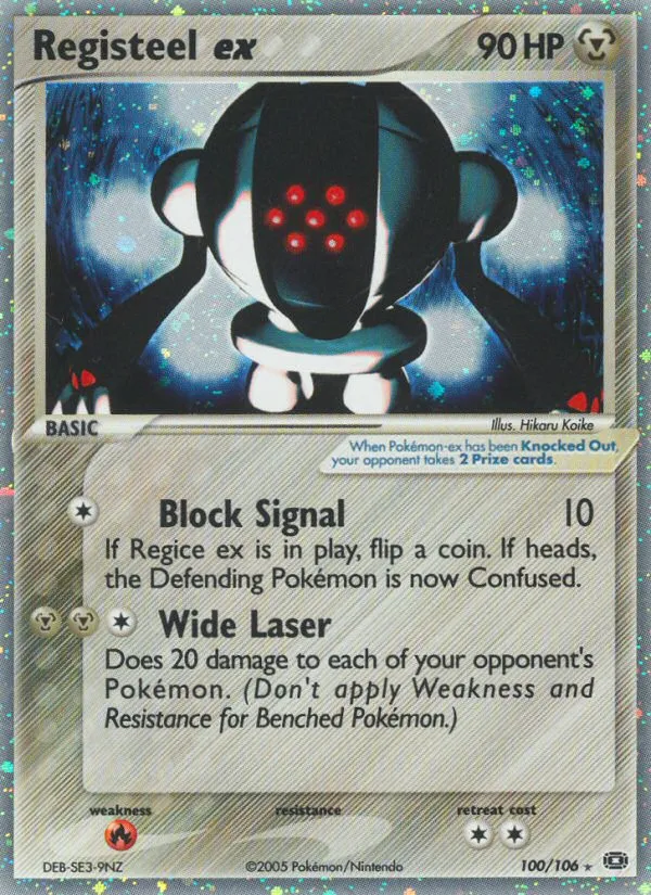 Registeel ex #100, Emerald