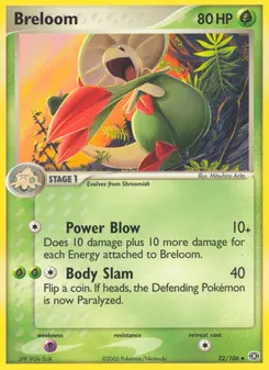 Breloom #22, Reverse Foil