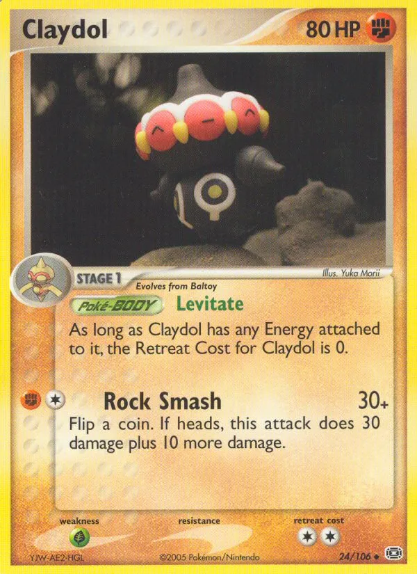 Claydol #24, Emerald