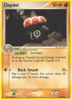Claydol #24, Reverse Foil