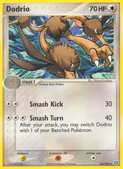 Dodrio #26, Reverse Foil