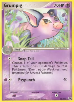 Grumpig #30, Reverse Foil