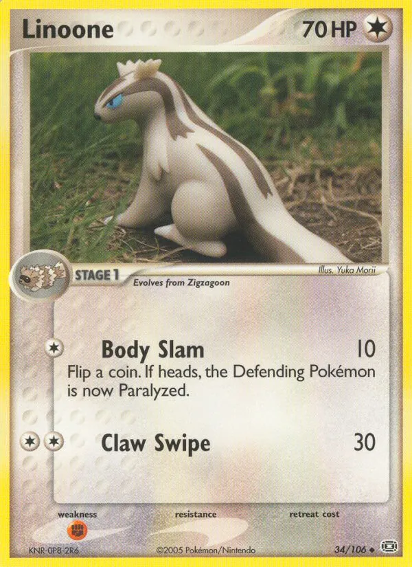 Linoone #34, Emerald Reverse Foil