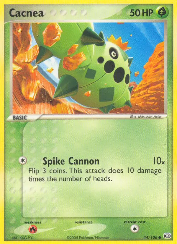 Cacnea #44, Emerald