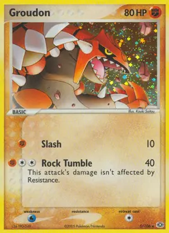 Groudon #5, Reverse Foil