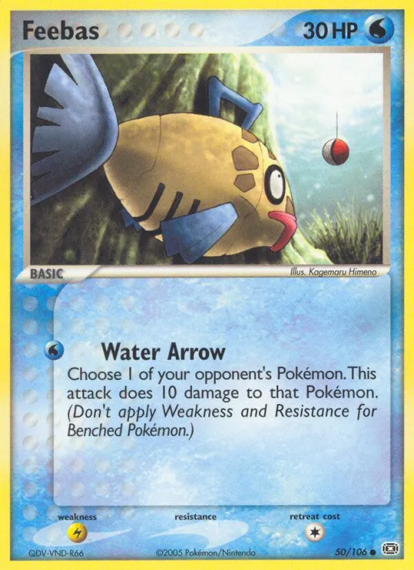 Feebas #50, Emerald Reverse Foil