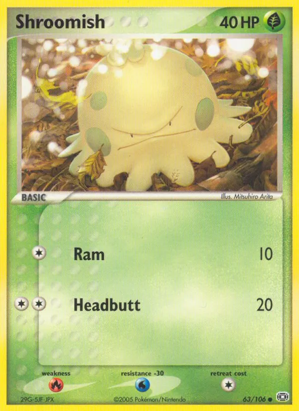 Shroomish #63, Emerald