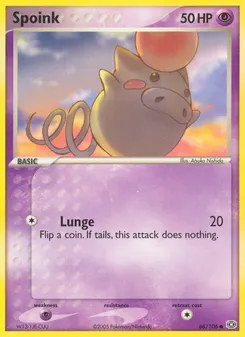 Spoink #66, Reverse Foil