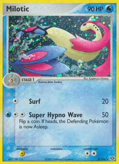 Milotic #8, Reverse Foil
