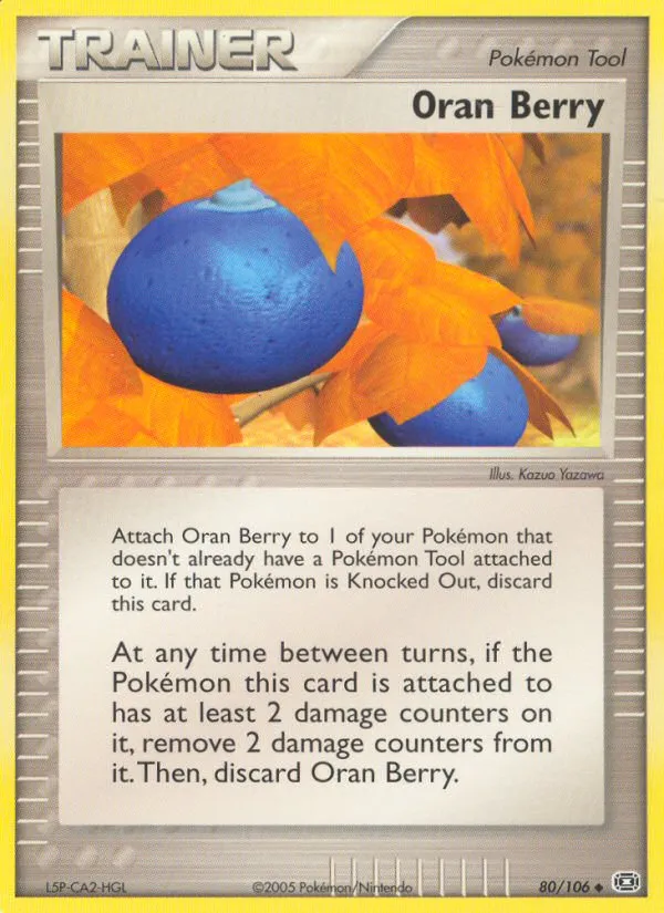 Oran Berry #80, Emerald Reverse Foil