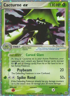 Cacturne ex #91, Emerald