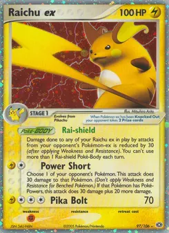 Raichu ex #97, Emerald