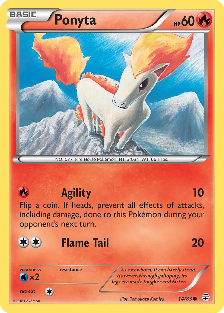 Ponyta #14, Generations