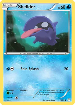 Shellder #19, Reverse Foil