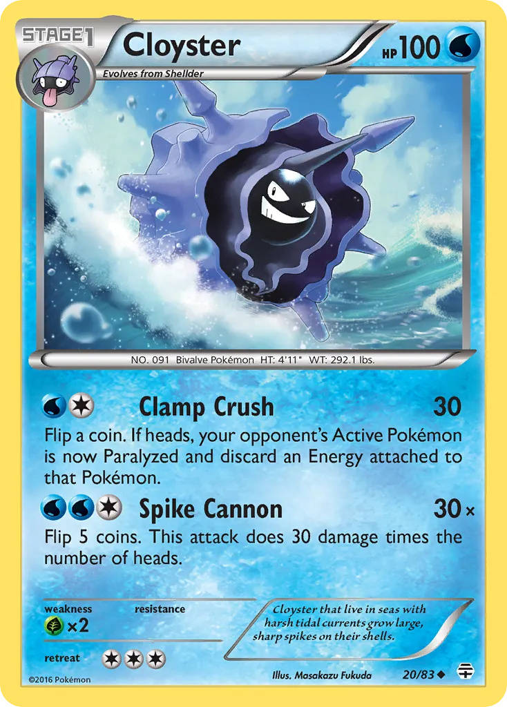 Cloyster #20, Generations
