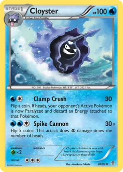 Cloyster #20, Reverse Foil