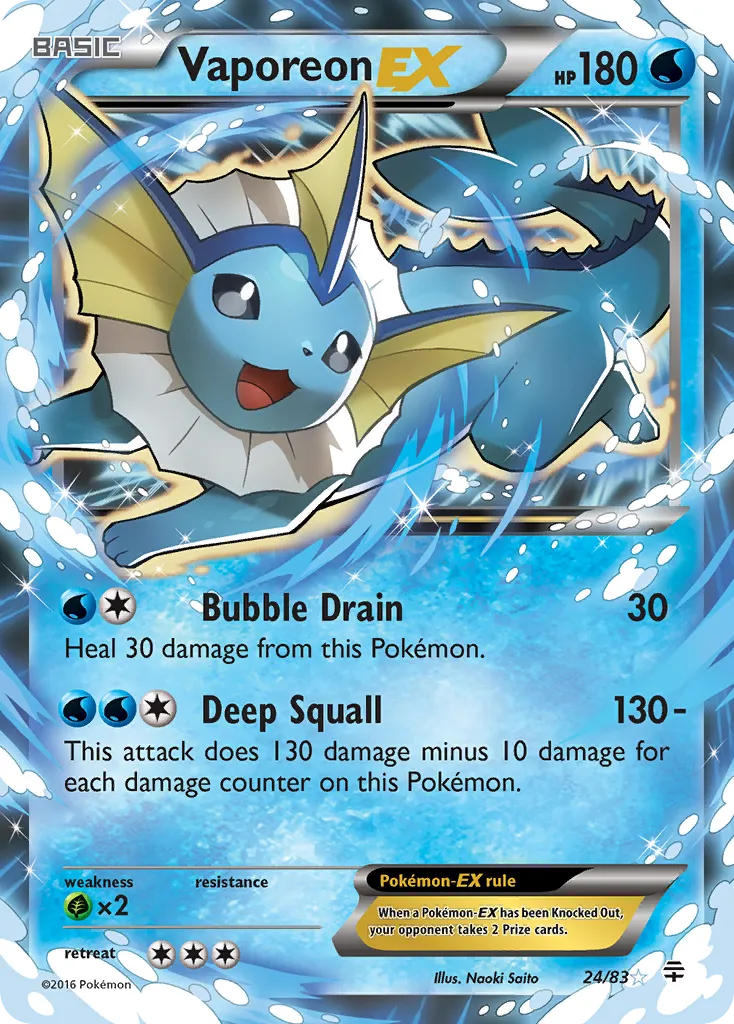 Vaporeon-EX #24, Generations