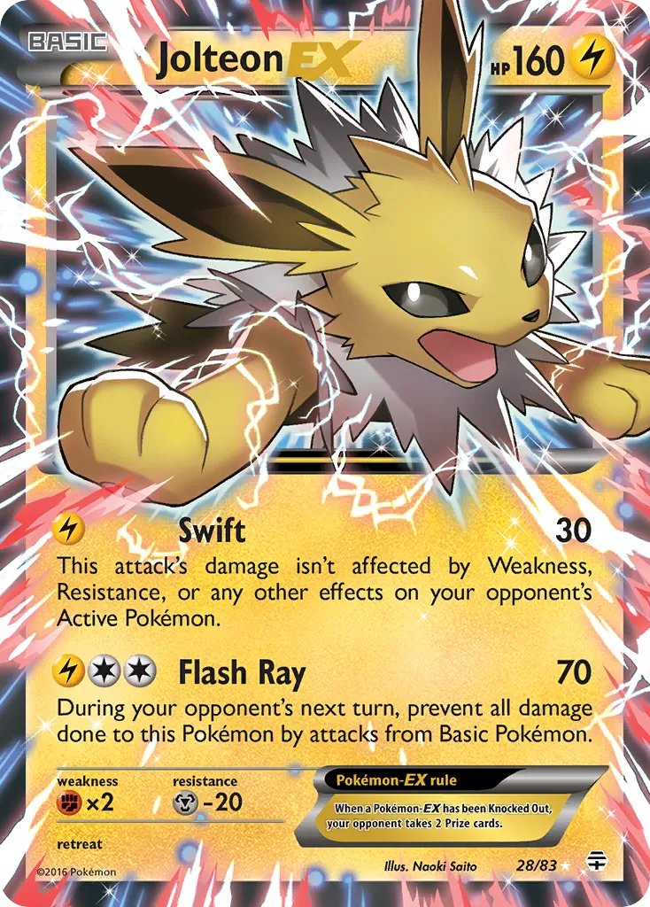 Jolteon-EX #28, Generations