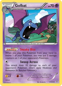 Golbat #31, Reverse Foil