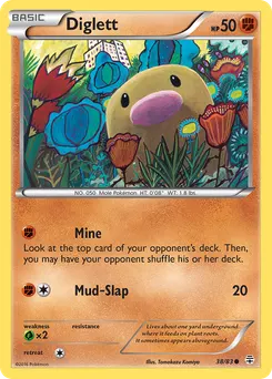 Diglett #38, Reverse Foil