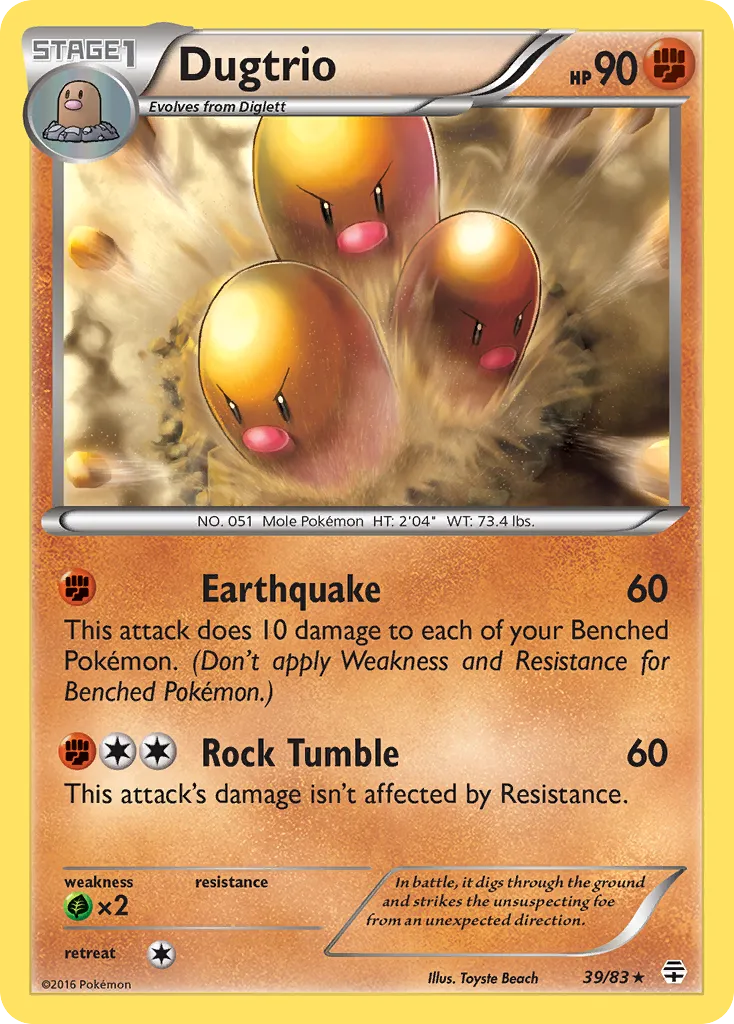 Dugtrio #39, Generations