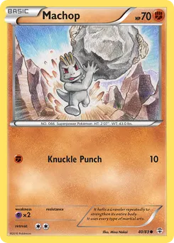 Machop #40, Reverse Foil