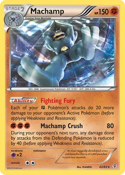 Machamp #42, Reverse Foil