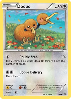 Doduo #55, Reverse Foil