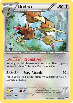 Dodrio #56, Reverse Foil