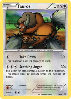 Tauros #57, Reverse Foil