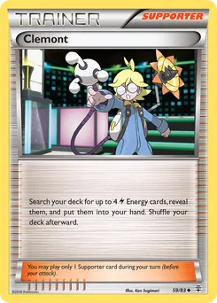Clemont #59, Reverse Foil