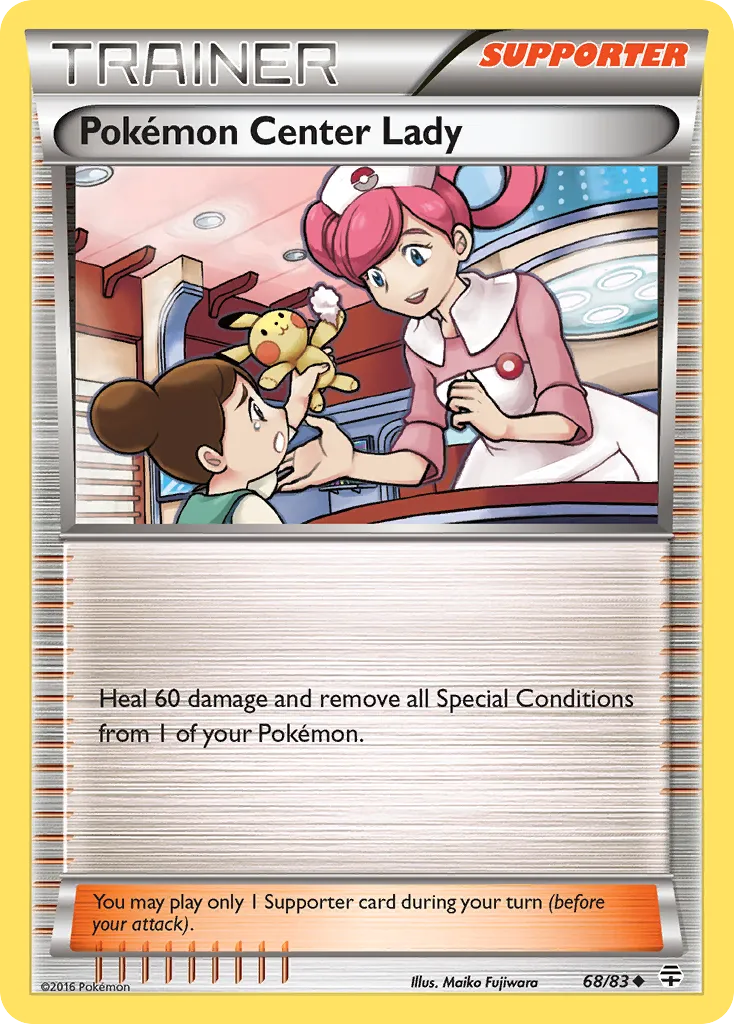 Pokémon Center Lady #68, Generations
