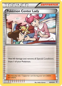 Pokémon Center Lady #68, Reverse Foil