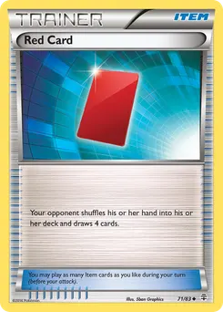 Red Card #71, Reverse Foil