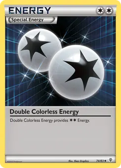 Double Colorless Energy #74, Reverse Foil