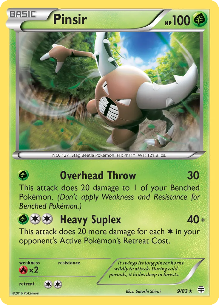 Pinsir #9, Generations