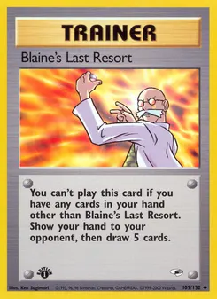 Blaine's Last Resort #105, 1st Edition