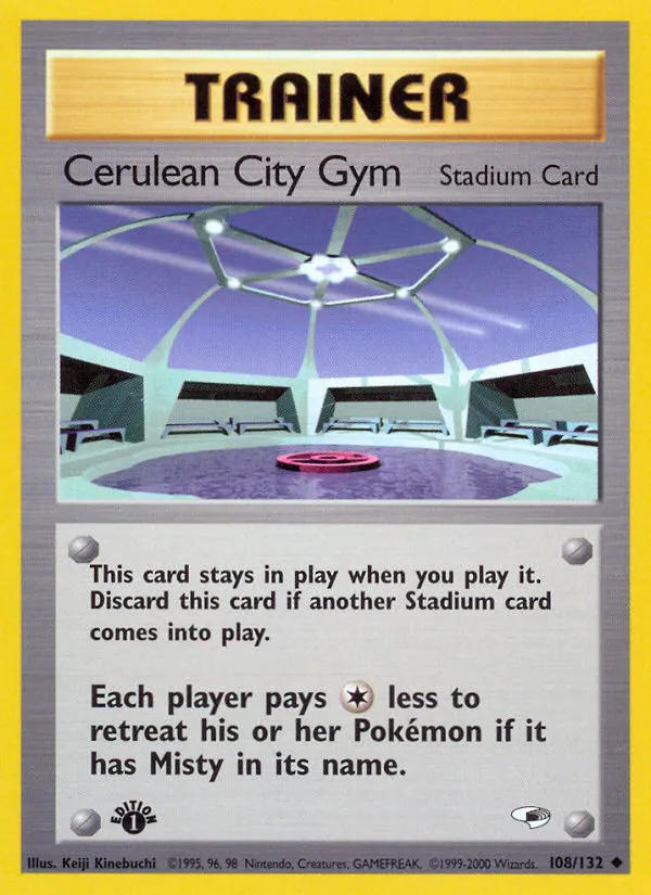 Cerulean City Gym #108, Gym Heroes 1st Edition