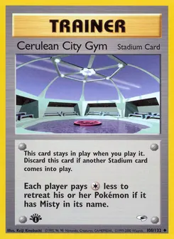 Cerulean City Gym #108, 1st Edition