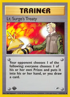 Lt. Surge's Treaty #112, 1st Edition