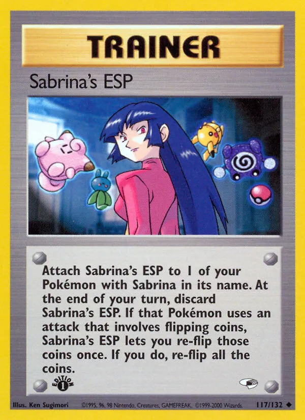 Sabrina's ESP #117, Gym Heroes 1st Edition