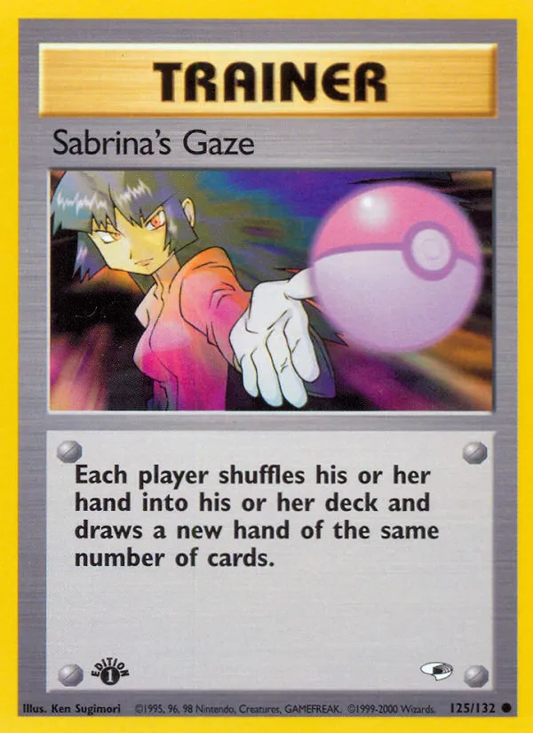Sabrina's Gaze #125, Gym Heroes 1st Edition