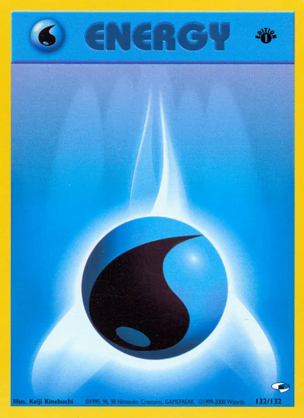 Water Energy #132, Gym Heroes 1st Edition