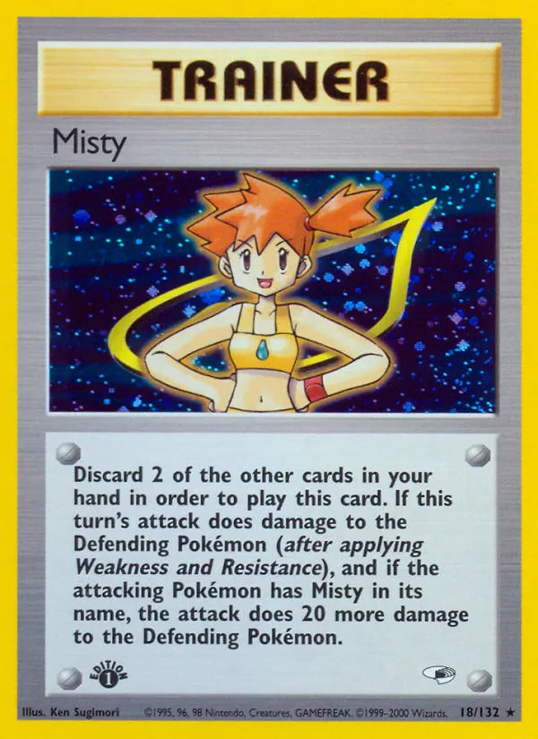Misty #18, Gym Heroes 1st Edition