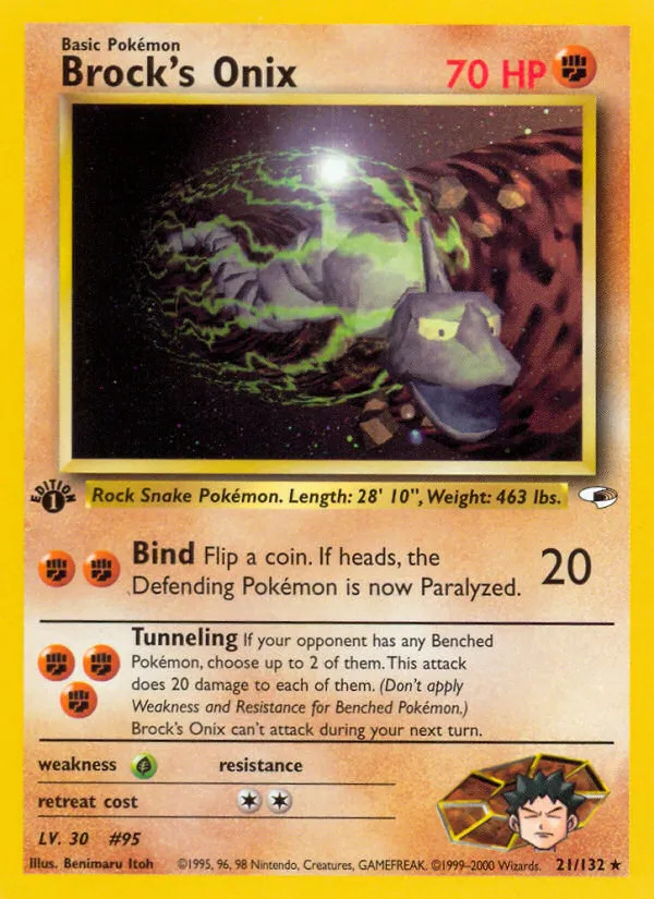 Brock's Onix #21, Gym Heroes