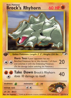 Brock's Rhyhorn #22, 1st Edition