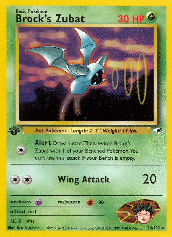 Brock's Zubat #24, Gym Heroes
