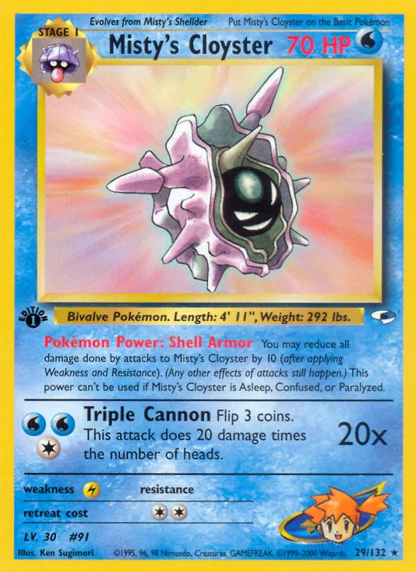 Misty's Cloyster #29, Gym Heroes
