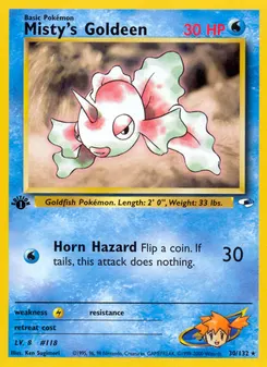 Misty's Goldeen #30, 1st Edition